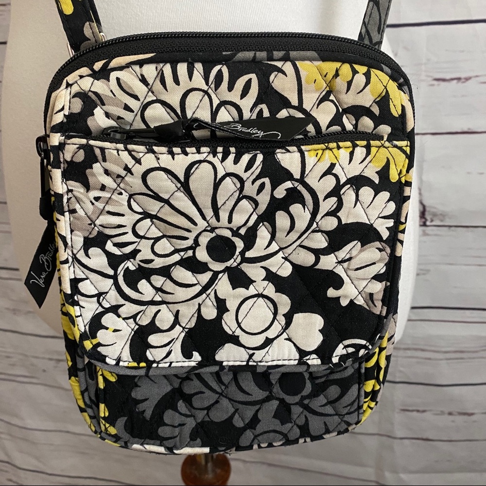 Vera Bradley Crossbody Small Yellow and Black